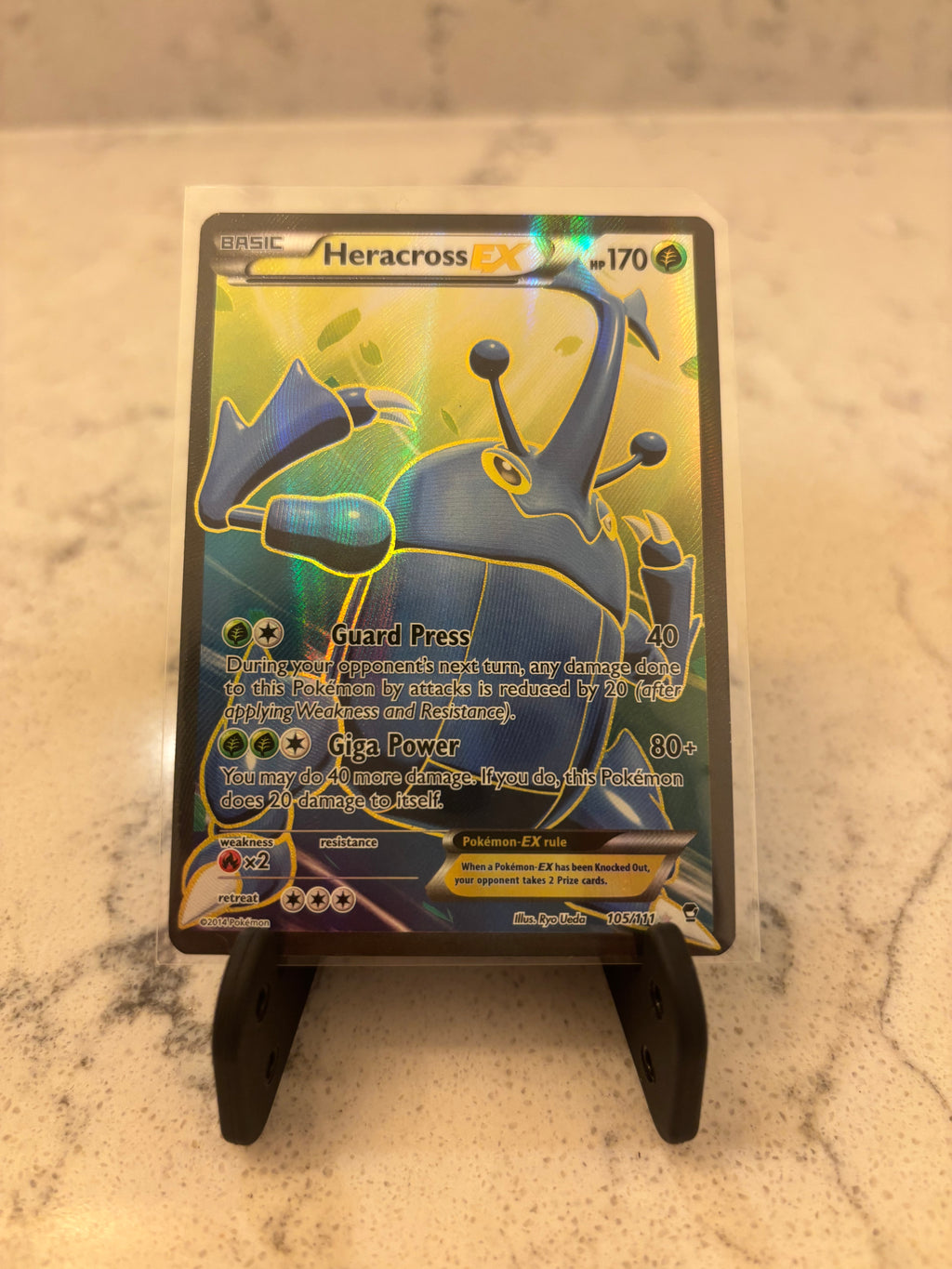 Heracross EX (105 Full Art) - XY - Furious Fists (FFI)
